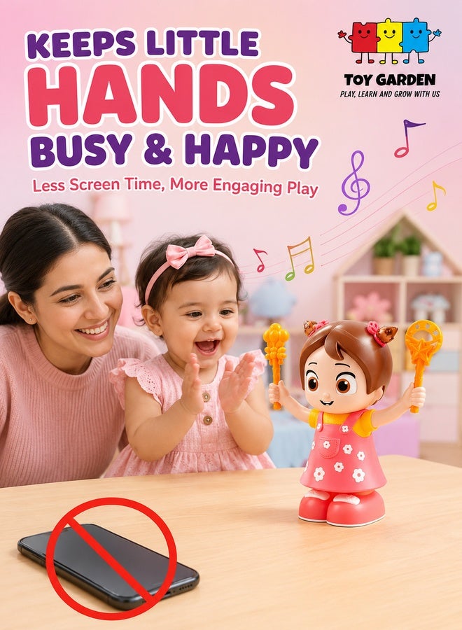 Interactive Talking & Moving Doll for Girls | Battery-Operated Educational Doll with Accessories | Fun Speech & Motion for Kids | Indoor Role Play Toy for Ages 3+ - Image 2