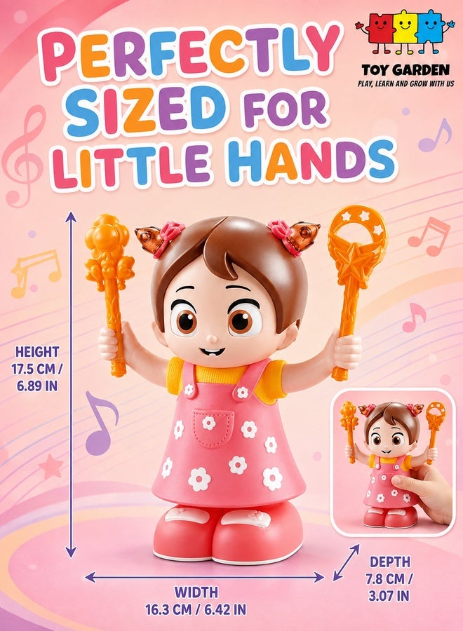 Interactive Talking & Moving Doll for Girls | Battery-Operated Educational Doll with Accessories | Fun Speech & Motion for Kids | Indoor Role Play Toy for Ages 3+ - Image 4