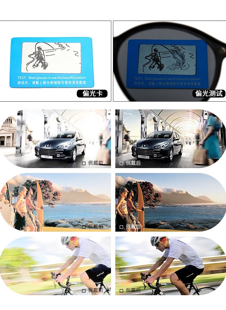 Generic Unisex sunglasses featuring a TR90 base frame with four magnetic replacement lenses in various colors, polarized sunglasses, superior UV400 protection, and an elegant leather case, perfect for a special gift. Exclusively from INFINITYHANDMADE.  - Image 5