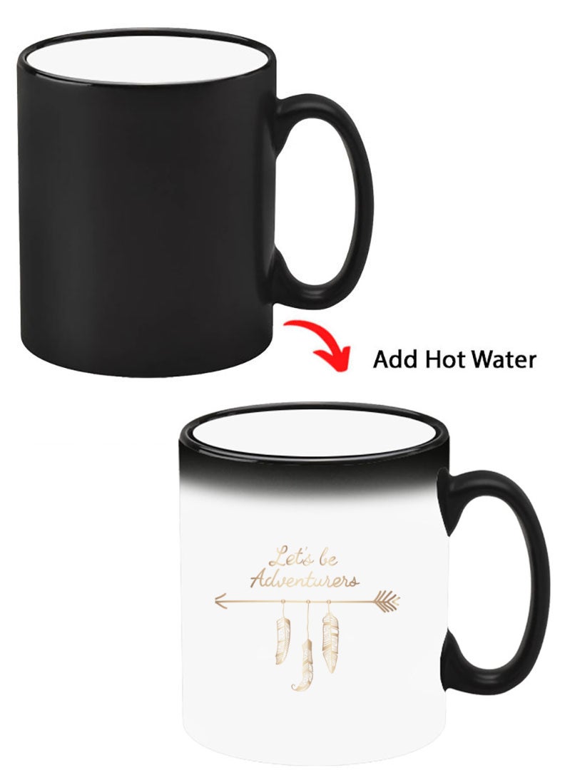 Theodor Color Changing Heat Sensitive Ceramic Mug, Image Revealed When HOT Liquid is Added! lets lost - Image 1