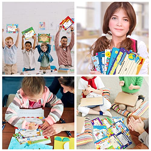 Sherr 60 Pcs Student of Award Certificates for Kids End of School Year Certificate of Achievement Student Recognition Award Achievement Graduation Teacher and Classroom Supplies (Kid) - Image 4
