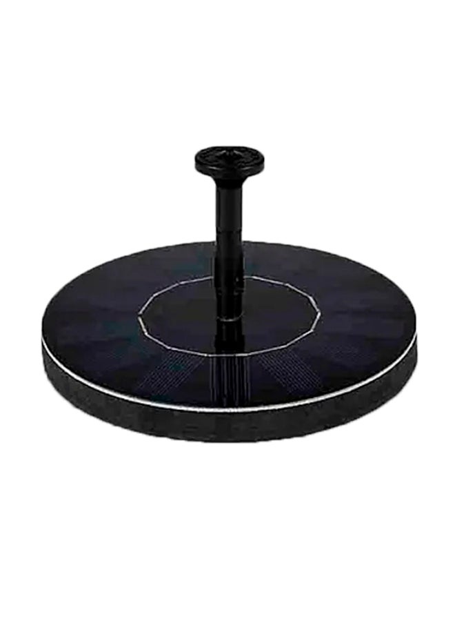 Loquat Floating Solar Power Fountain Pool Water Pump Black 8x8x5.8cm - Image 1