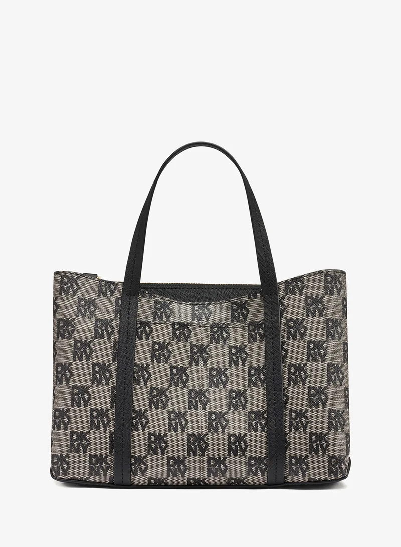 DKNY Nuri Logo Zip Through Crossbody