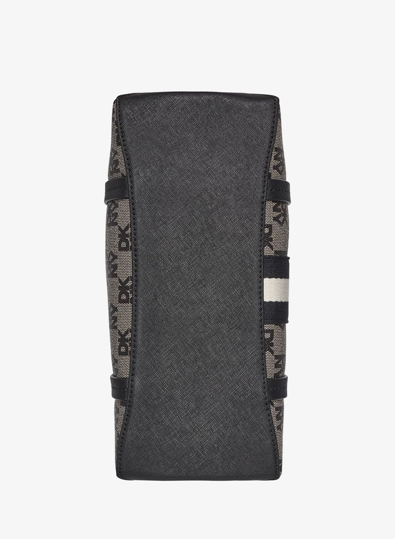 دكني حقيبة كروس بودي بسحاب وشعار نوري - Image 4