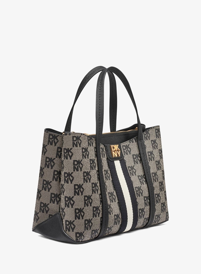 دكني حقيبة كروس بودي بسحاب وشعار نوري - Image 5