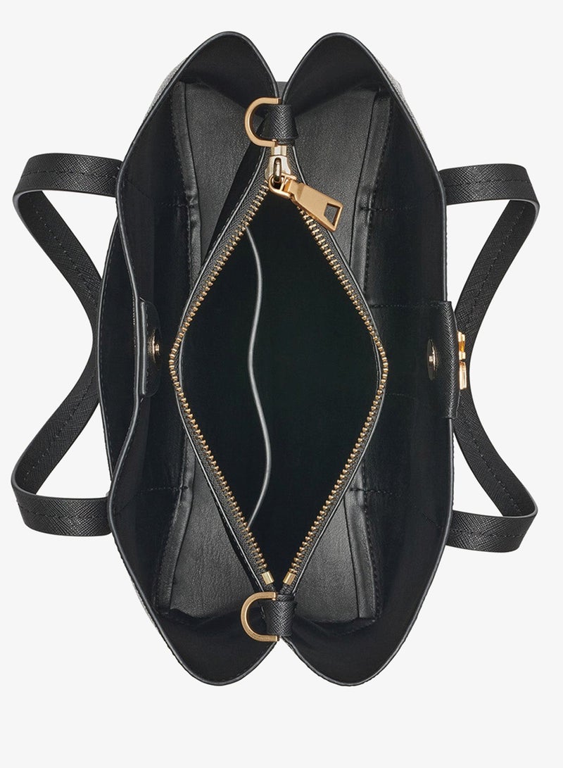 دكني حقيبة كروس بودي بسحاب وشعار نوري - Image 3