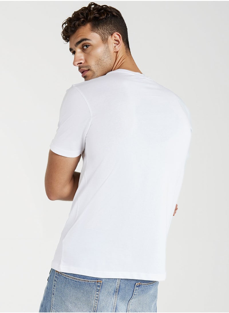 NAUTICA Graphic Regular Fit Premium Cotton Crew Neck T-shirt  - Image 2