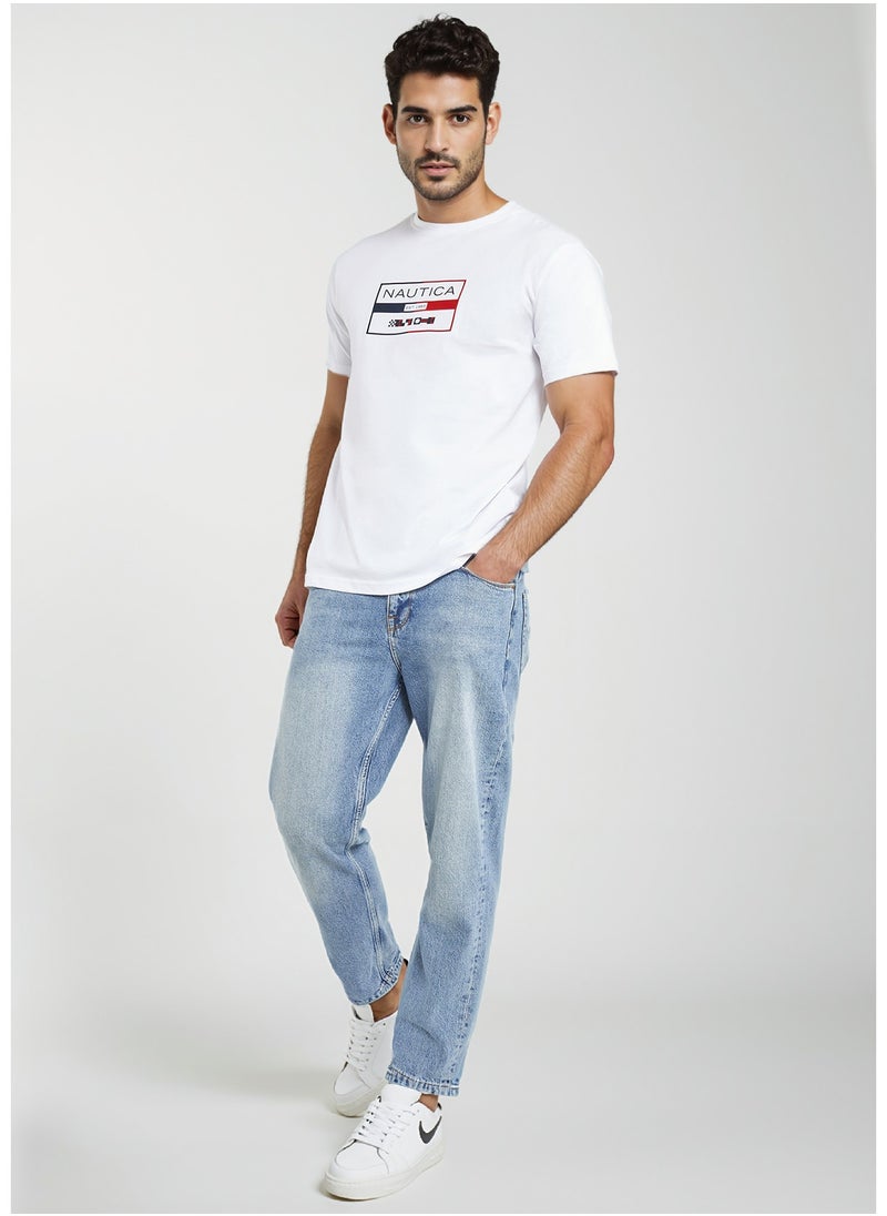 NAUTICA Graphic Regular Fit Premium Cotton Crew Neck T-shirt  - Image 3