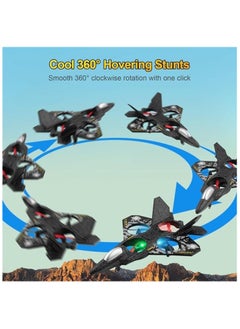 Generic RC Plane 2.4GHz Remote Control Drone Quadcopter – Fighter Aircraft with Auto Hovering, 3D Flip | RTF RC Airplane for Beginners, Kids, & Adults  - Image 4