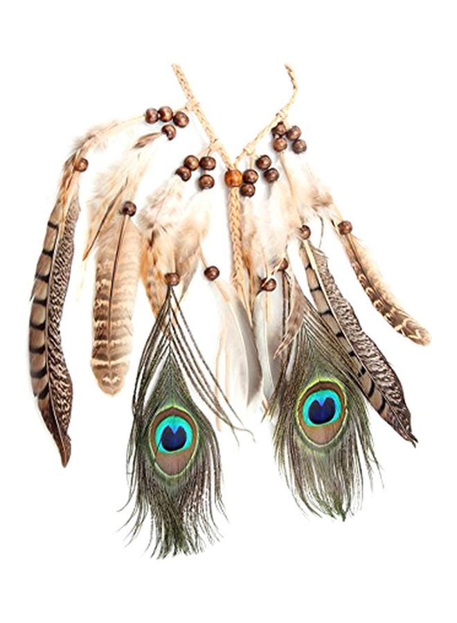 NIBEMINENT Feather Headband Multicolour - Image 1