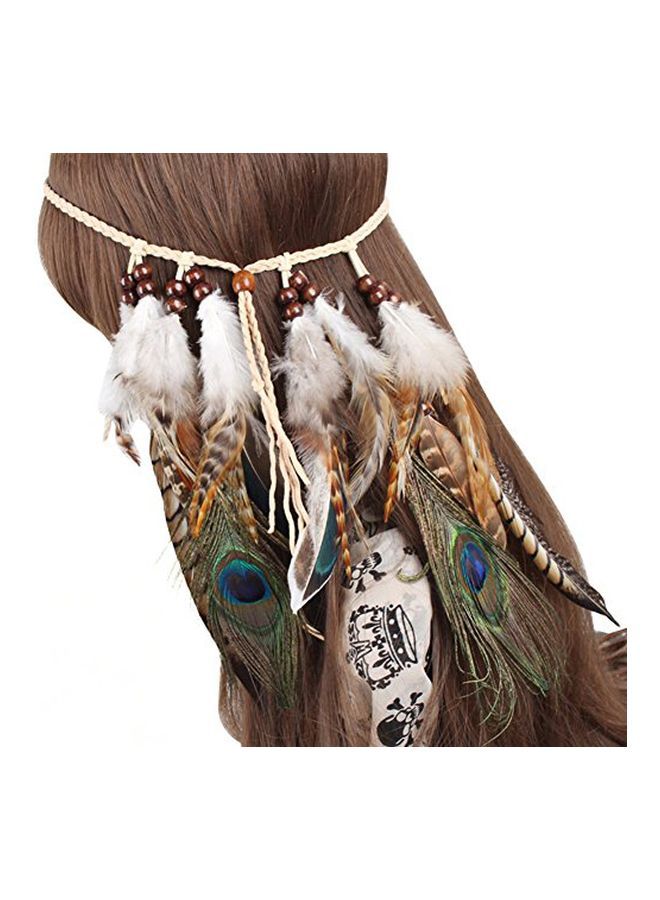 NIBEMINENT Feather Headband Multicolour - Image 2