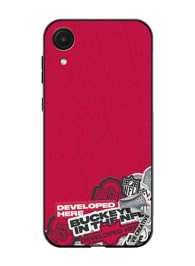 VR CREATIVE Protective Case Cover For Samsung Galaxy A03 Core Multiple Logo Sticker Design Multicolour - Image 1