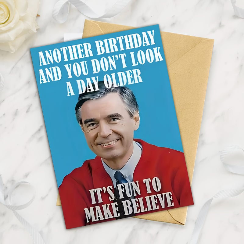 Humorous Birthday Card 1pc With Envelope Funny Age Joke Greeting - Image 1