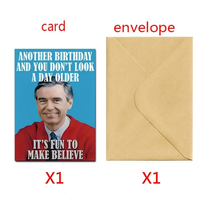Humorous Birthday Card 1pc With Envelope Funny Age Joke Greeting - Image 5