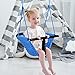 ROPECUBE Toddler Swing 2in1Baby Swing Adjustable Rope Swing Seat for Kids Indoor Outdoor Durable Backyard Swing Set for Infants Toddlers Blue - Image 4