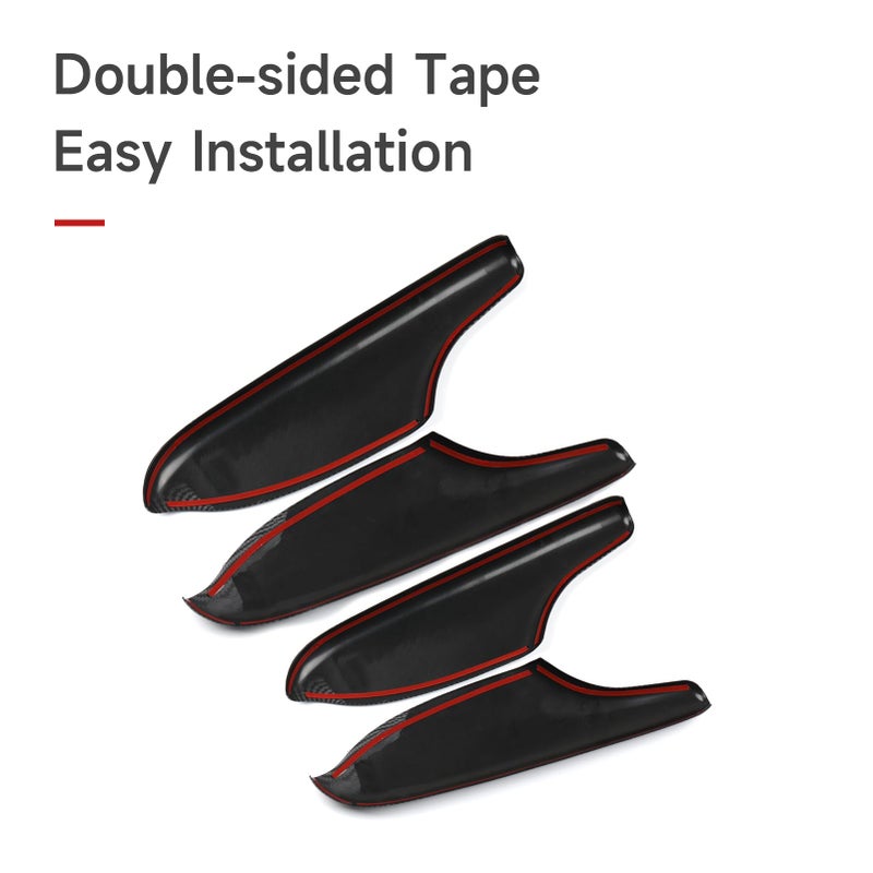 BRMYL Door Handle Armrest Cover Trim Decals for 2022 2023 2024 2025 Honda Civic 11th Gen Accessories ABS Carbon Fiber Stickers - Image 5