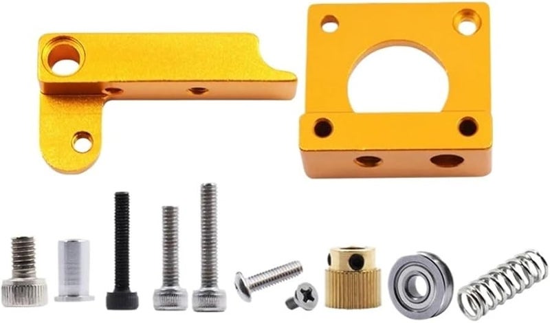 MK8 Extruder Aluminum Block Bracket Mounting Accessories Left Hand Size - Image 1
