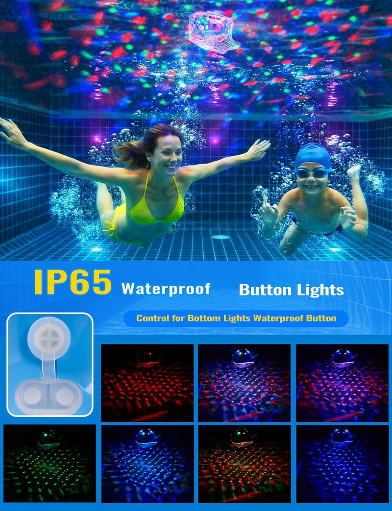 FIALAME Floating Pool Fountain with Lights - Image 3