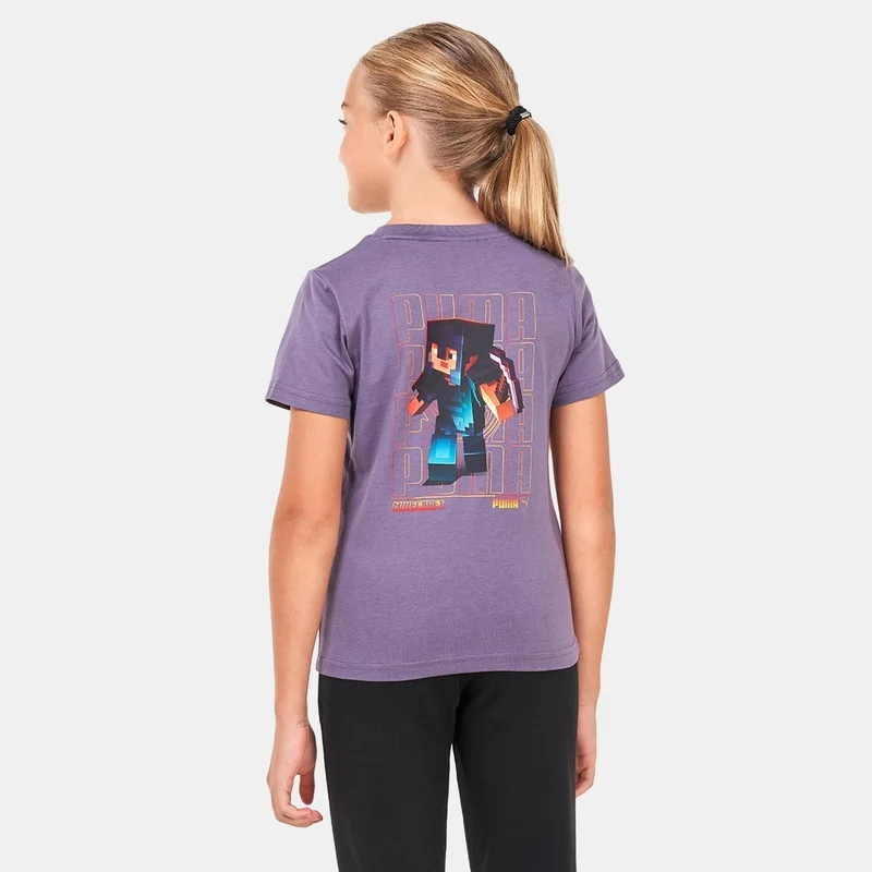 بوما تيشيرت برسومات للأطفال ماينكرافت