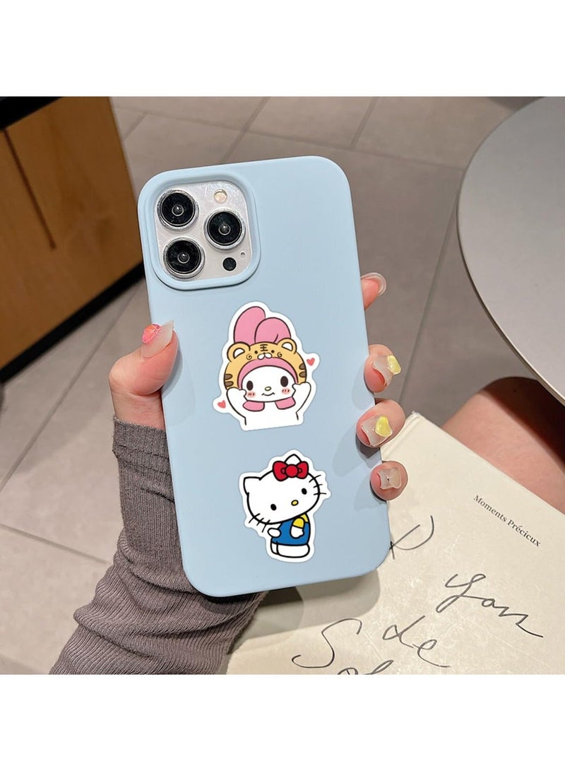 50Pcs Cute Cartoon Scrapbooks Stickers for Kids, Hello Kitty Ice Cream Vinyl Waterproof Sticker for Water Bottles Laptop Phone Bumper Skateboard, Sticker Gifts for Teenagers Girls and Children - Image 5