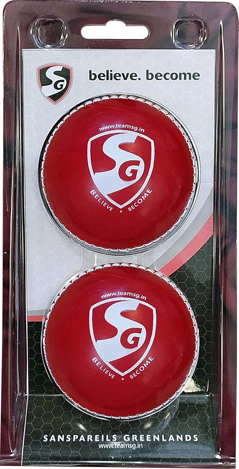 Synthetic Cricket Balls SupaSoft (2 Ball Pack),Multicolour