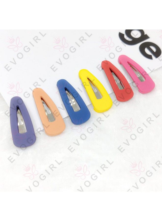 EVOGIRL Tictac Hollowed Hair Clips Matte Multicolor Barrattes 3.5Cm Xs For Girls - Image 3