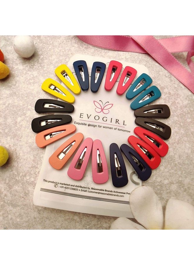 EVOGIRL Tictac Hollowed Hair Clips Matte Multicolor Barrattes 3.5Cm Xs For Girls - Image 5