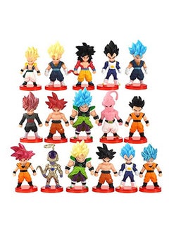 Trunkin Trunkin DBZ 21 pcs Small Set Action Figure Model Anime Figure Figurine Toys Cake Topper Goku Gohan Vegeta Frieza Trunks Figures  - Image 1