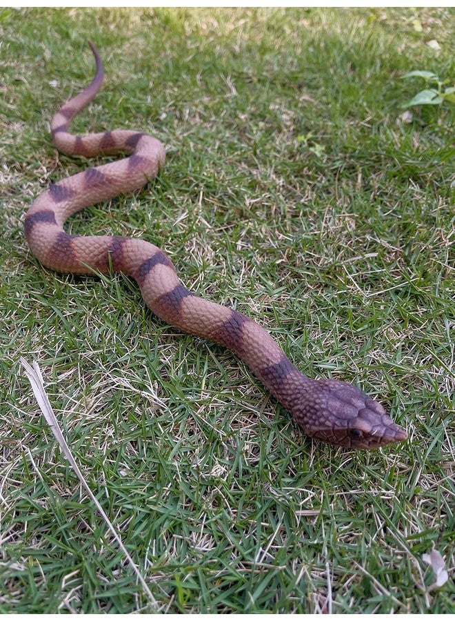 SUPER TOY Snake Toy for Kids Realistic Rubber Snake Prank Toy Plastic Fake Snake for Fun Scary Toys for Pranks Durable Toy Snake for Outdoor Play Snake Toys for Parties and Decorations - Image 3