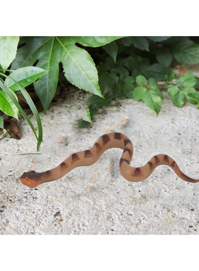 SUPER TOY Snake Toy for Kids Realistic Rubber Snake Prank Toy Plastic Fake Snake for Fun Scary Toys for Pranks Durable Toy Snake for Outdoor Play Snake Toys for Parties and Decorations - Image 4