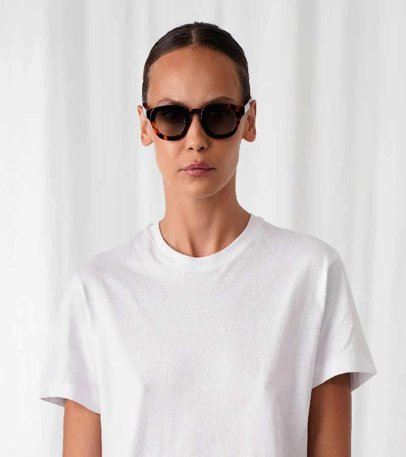 Explicit Poets Explicit Poets Unisex ROBIN Tortoise - Gradient Green Stylish Sunglasses, 5EP10