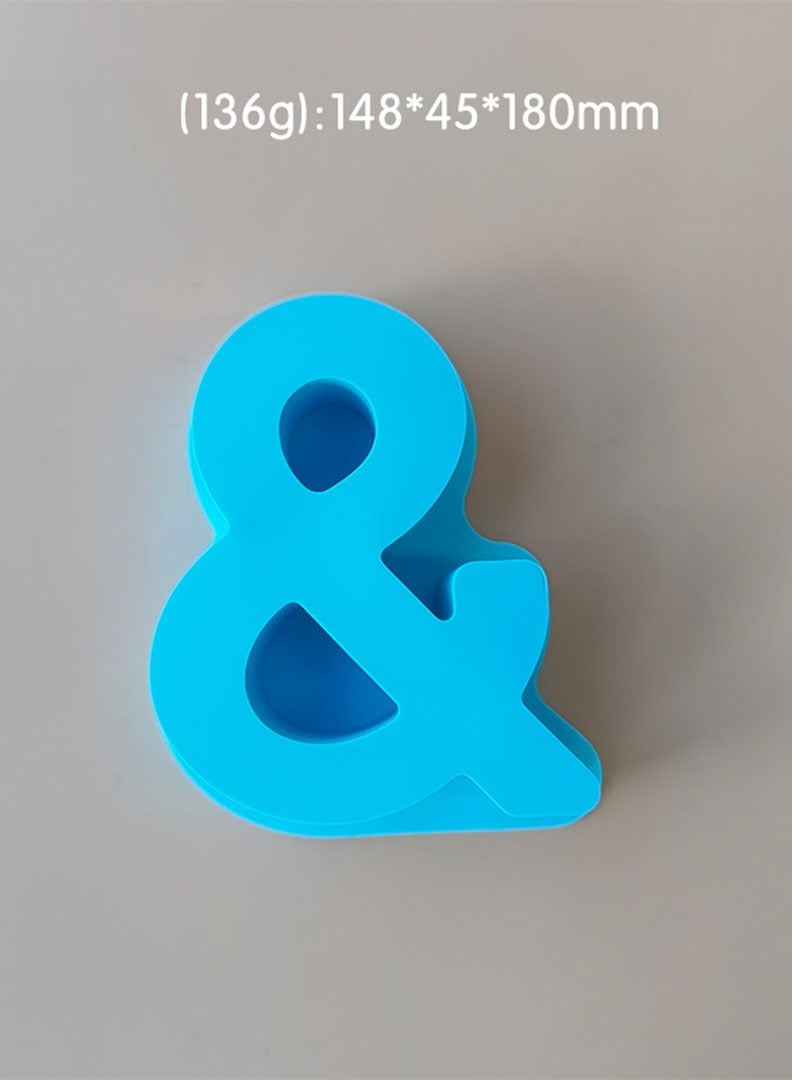 Large Multi-Purpose Silicone &-Shaped Mold – Ideal for Epoxy Resin, Chocolate, Soap, Candle, and DIY Crafts