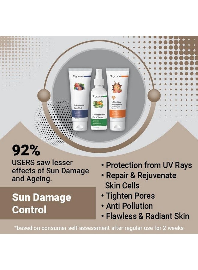 Trycone L- Glutathione & Vitamin C Sun Damage Control Skin Care - Pack Of 3… - Image 2