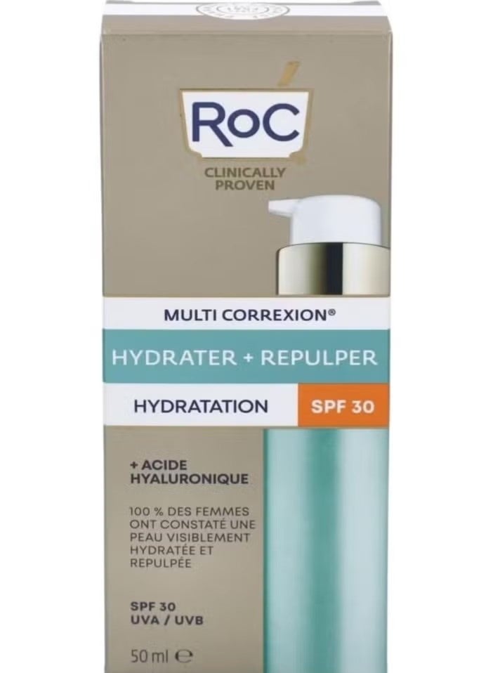 RoC MULTI CORREXION HYDRATE + PLUMP DAILY MOISTURIZER (SPF 30) 50ML - Image 3