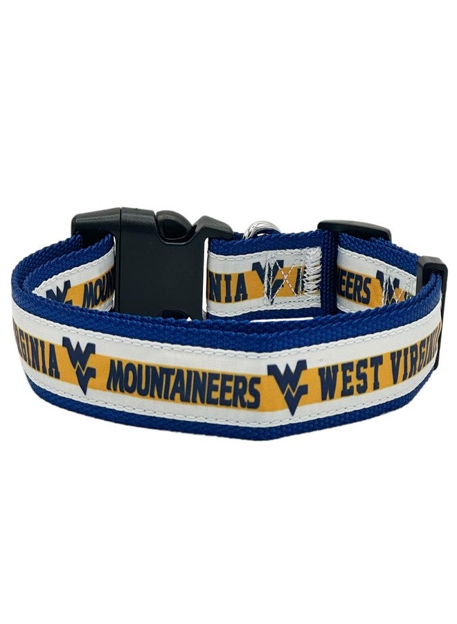 Pets First Collegiate PET Collar OLD VERSION West Virginia Mountaineers Dog Collar, Size Large. Best Sports Team Collar for Dogs & Cats. A Shiny & Colorful Dog & Cat Collar Licensed by The NCAA - Image 4