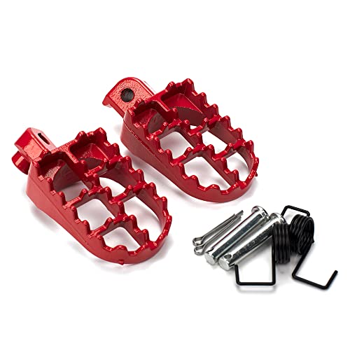 XINGWU Dirt Bike Footrest,Aluminium Footpegs Pedals,for XR50R PW50 CRF70 TW200 KLX110 CRF50 50cc 70cc 90cc 110cc 125cc TaoTao Motorcycle Part - Image 1