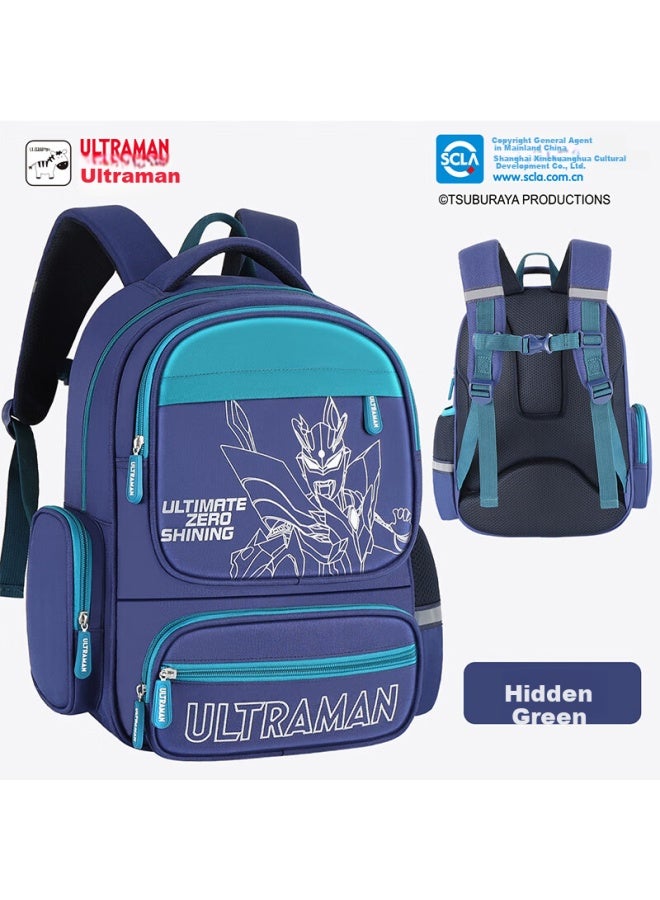 Ultraman Backpack For Boys, Elementary School Students In Grades 1-6, Boys' Lightweight Spine-protecting Children's Backpack 80103 - Image 1