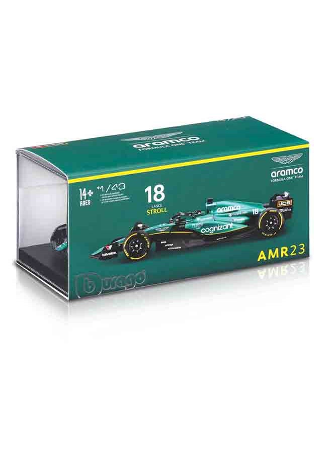 Bburago Bburago 1/43 Aston Martin AMR23 F1 Model - Highly Detailed Diecast with Metal Body  - Image 4