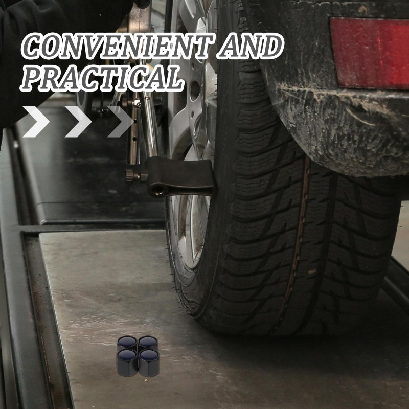 4pcs Metal Tire Valve Caps Air Valve Stem Covers Decorative Caps For Car Suv Motorcycle Auto Accessories - Image 3