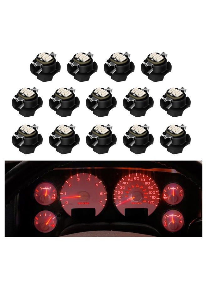 RAVSOFT Instrument Gauge Cluster Panel Speedometer LED Lights Bulbs Kit replacement Compatible with 2002-2006 Dodge Ram 1500 2500 3500 (Red), Pack of 14 - Image 1