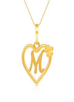 Malabar Gold and Diamonds 22k 916 Purity Gold Pendant for Women DZPN172MY  - Image 1
