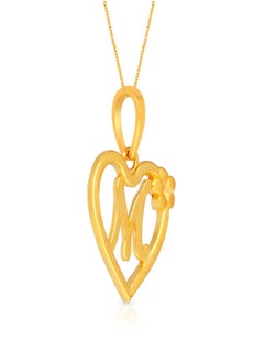 Malabar Gold and Diamonds 22k 916 Purity Gold Pendant for Women DZPN172MY  - Image 2