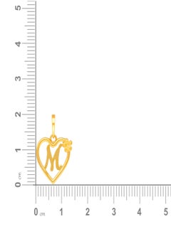 Malabar Gold and Diamonds 22k 916 Purity Gold Pendant for Women DZPN172MY  - Image 5