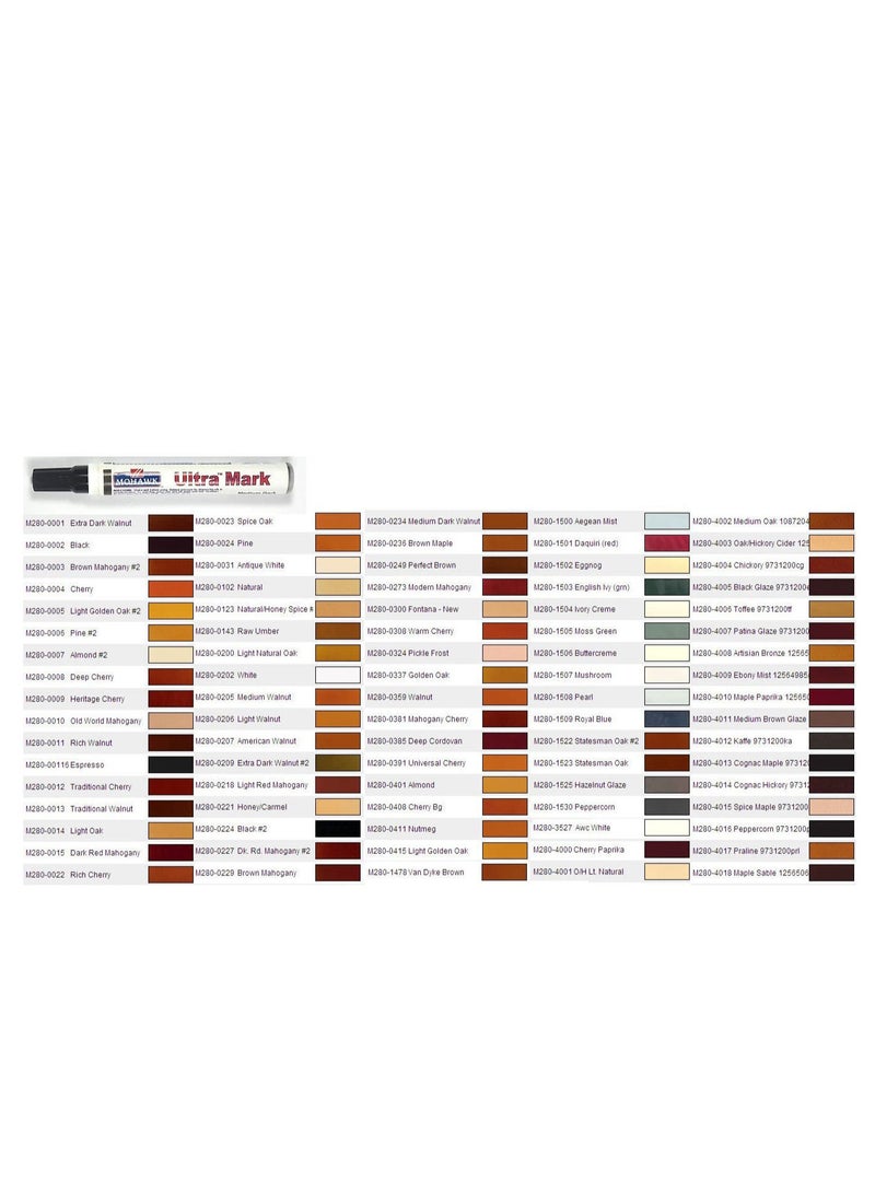 Mohawk Finishing Products Mohawk Ultra Mark Marker Peppercorn M280 4016  , Touch Up and Repair Pen for Wood and Furniture Scratches, Wood Lacquer Marker - Image 4