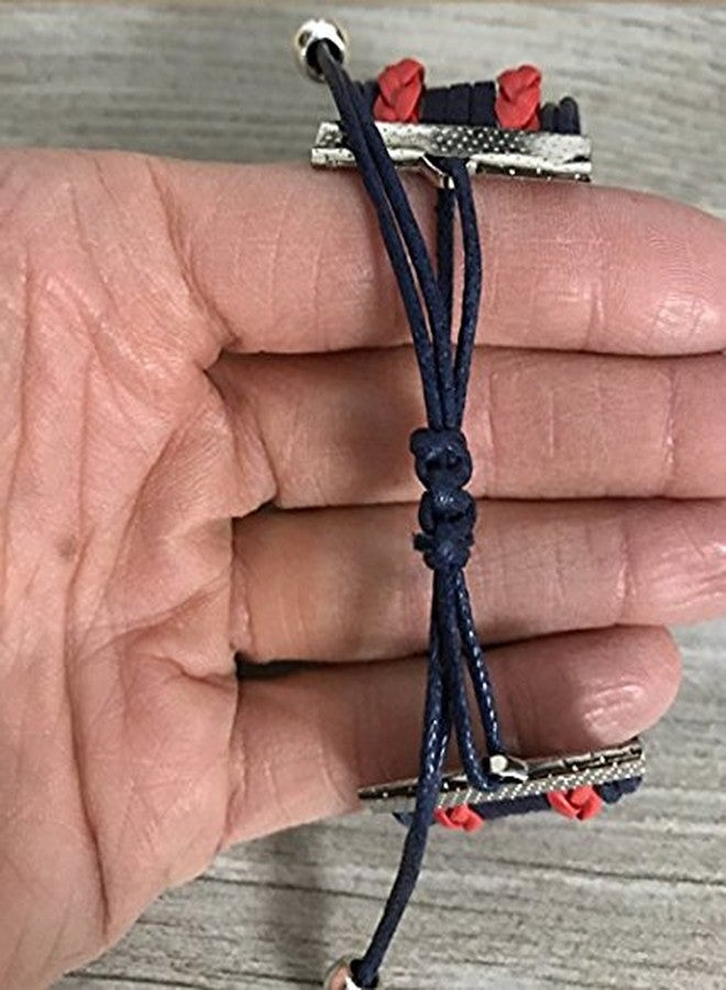 Sportybella - Cheer Coach Red and Black - Cheerleading Jewelry, Giftable Accessories for Cheerleaders, Adjustable Charm Bracelet - Image 4