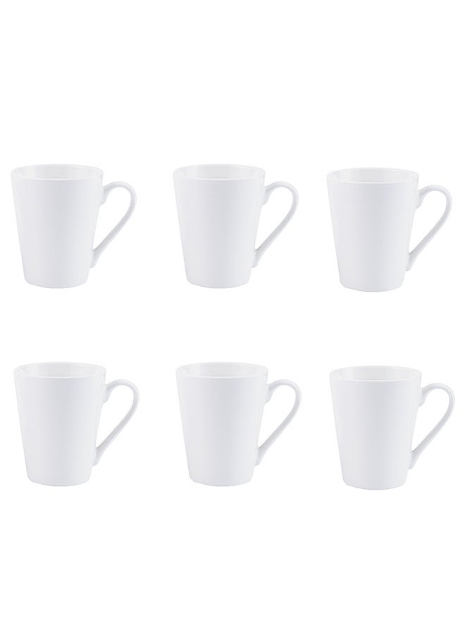 Dove 6-Piece Porcelain Mug Set 320ML White  - Image 1