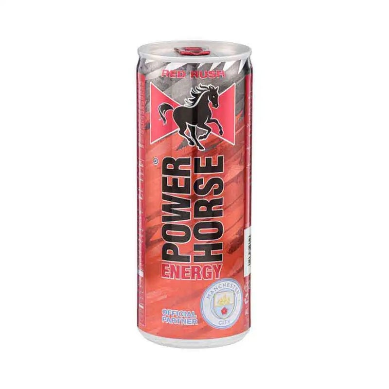 Power Horse Red Rush Energy Drink Can- 250 ml