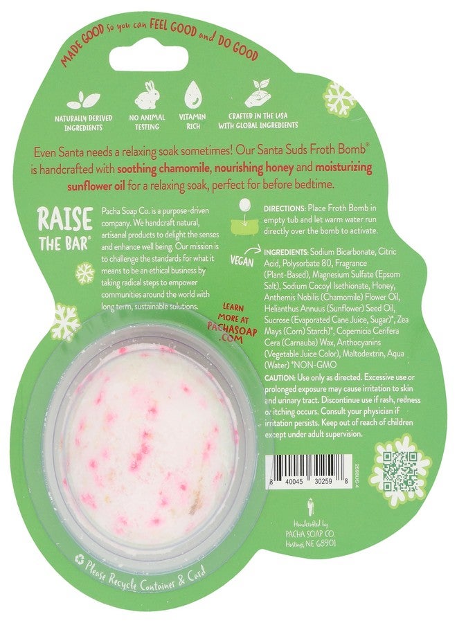Pacha Soap Co Pacha Soap Santa Suds Froth Bomb Card, 3 OZ - Image 2