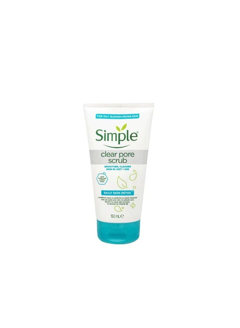 simple Clear Pore Scrub Daily Skin Detox - Image 1