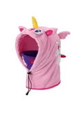 LITTLE SURPRISE BOX Little Surprise Box Light Pink Uni Fleece Winter Cap covering Mouth, Neck and Head for Minus degree Temperature, 5 yrs and above